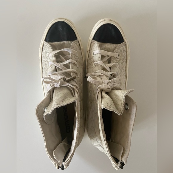 Converse Special Edition Zip Up Leather Hitops - Picture 2 of 8